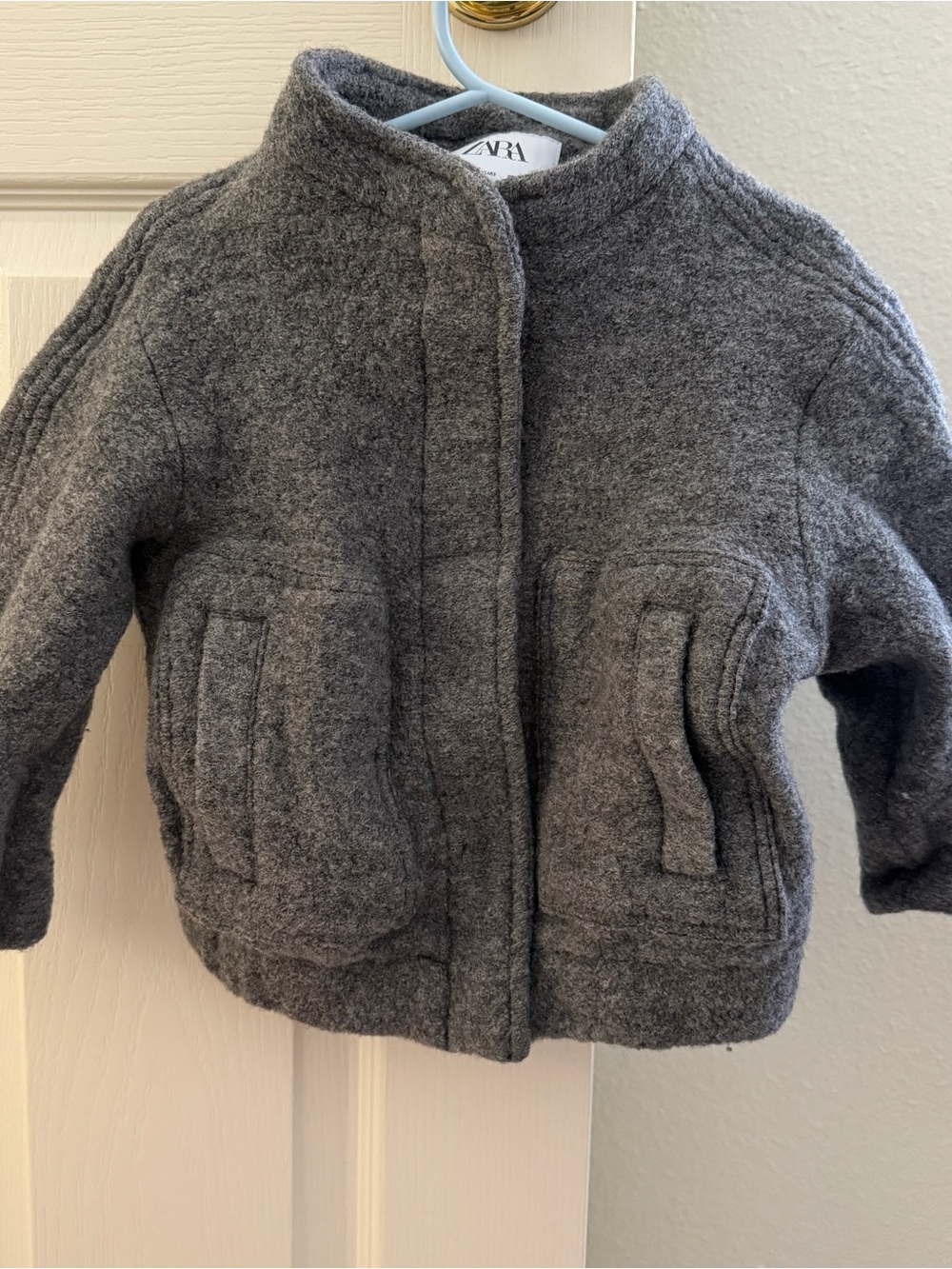 ZARA Kids Dark Gray Bomber Jacket